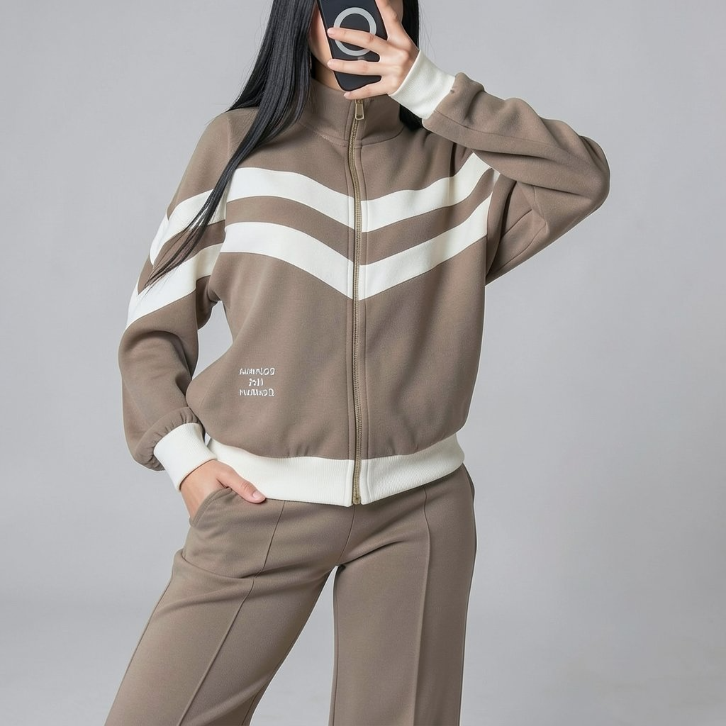 Signature Contrast Athleisure Set