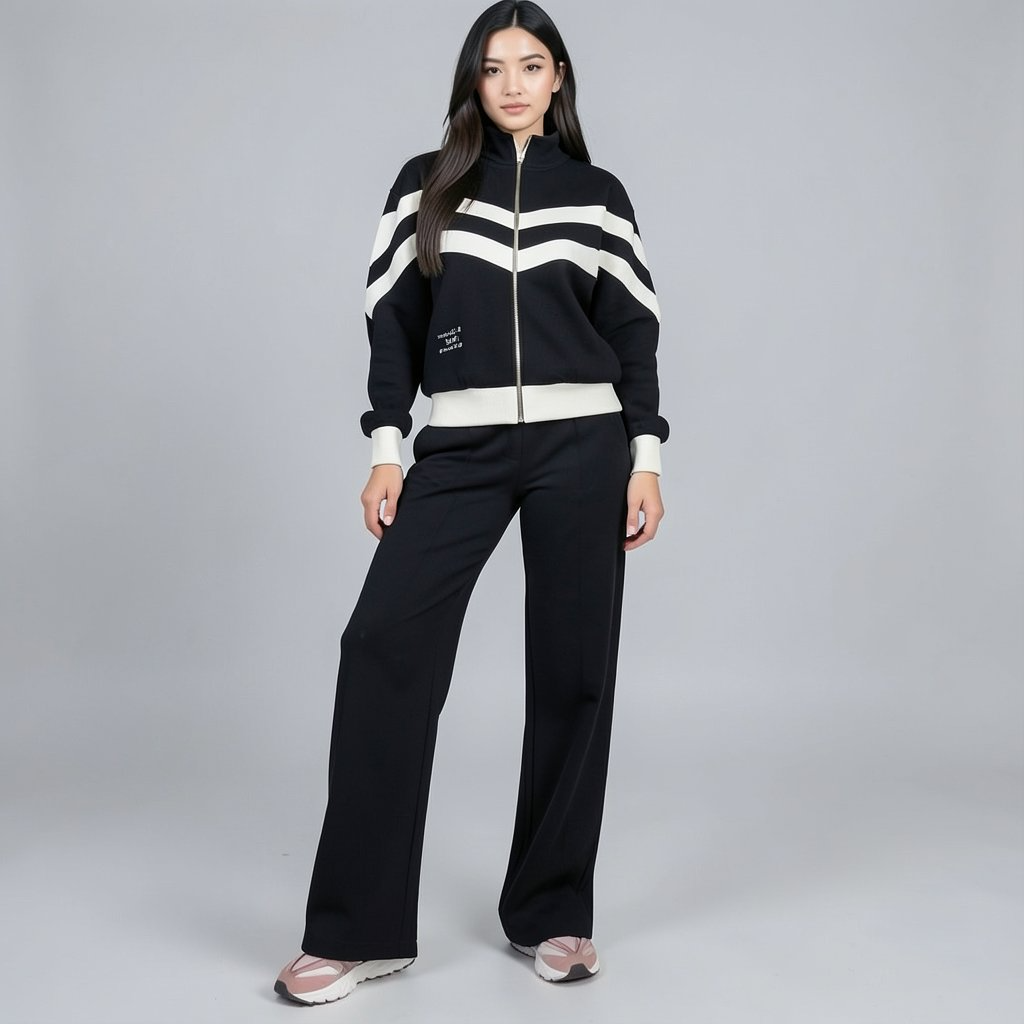 Signature Contrast Athleisure Set
