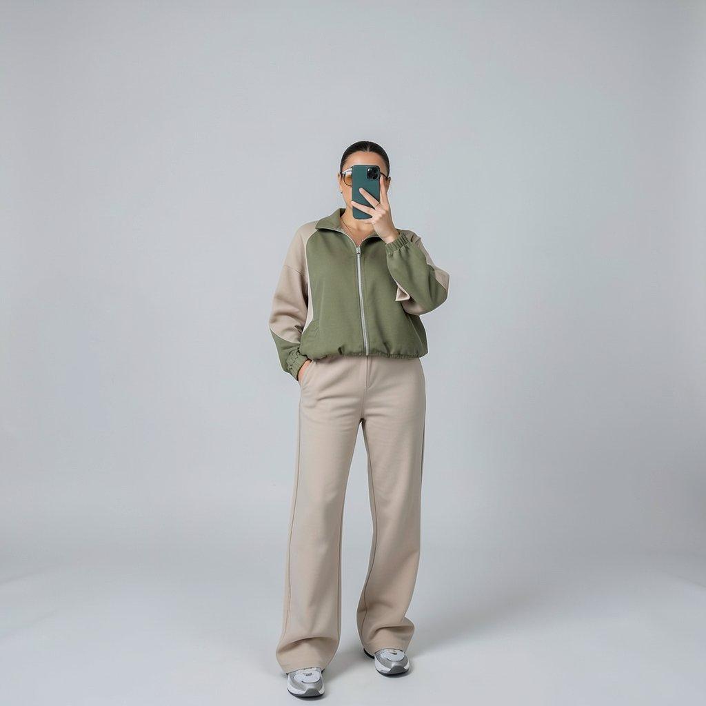 Modern Colorblock Lounge Set