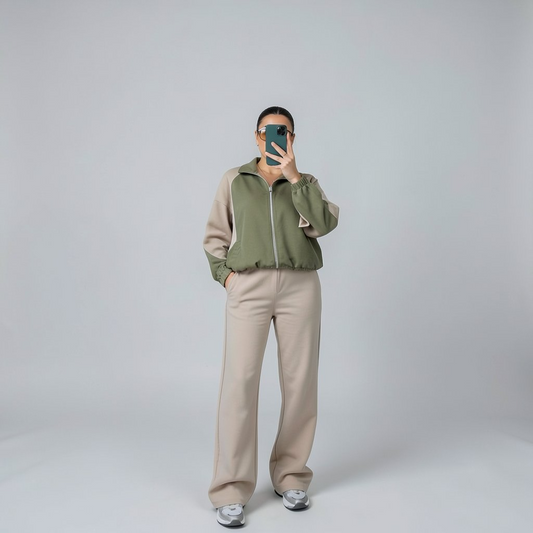 Modern Colorblock Lounge Set