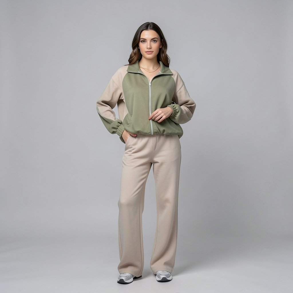 Modern Colorblock Lounge Set